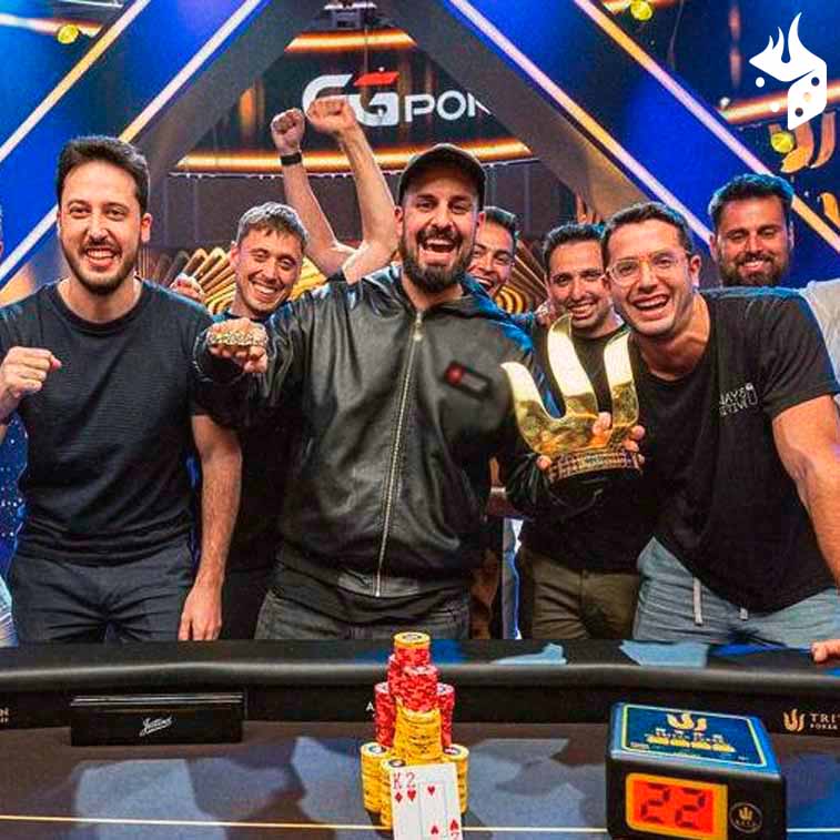 maiores premiacoes poker 1 Alejandro Lococo vencedor prêmio poker com outros jogadores