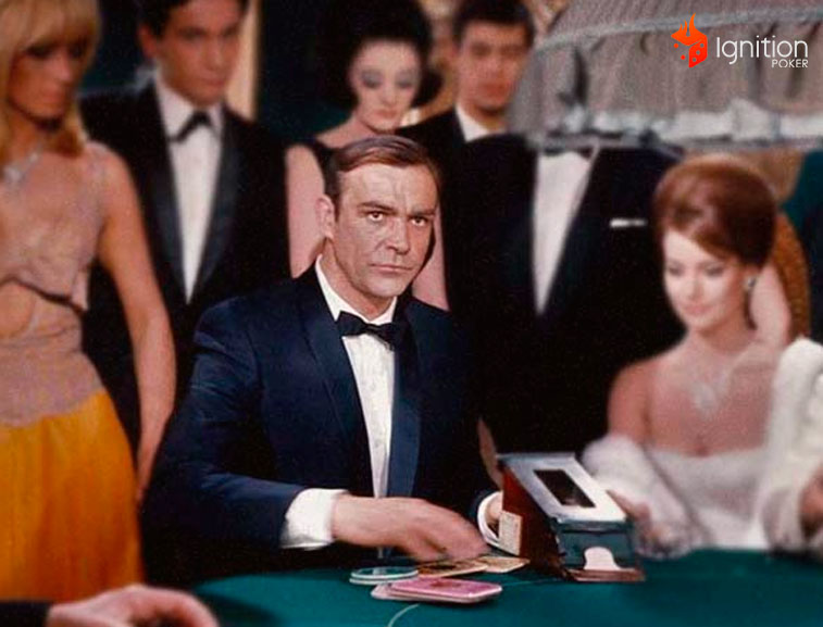 james bond baccarat James Bond jogando em uma mesa de cassino