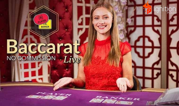 baccarat no comission min Crupier y logo de speed baccarat no commission