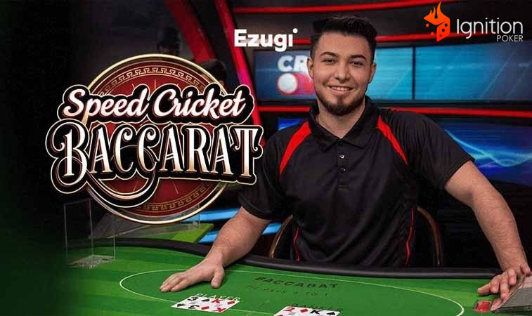 speed cricket baccarat min Crupier y logo de speed cricket baccarat