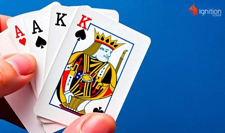 dois pares poker Mão de dois pares no poker