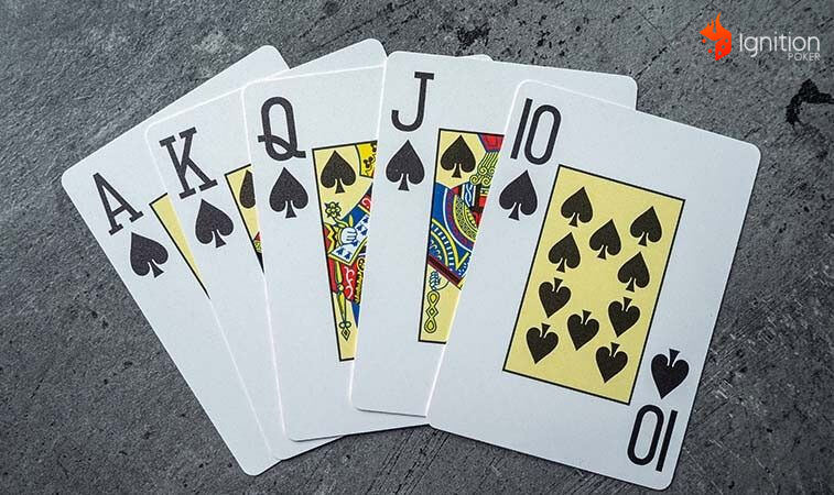 royal flush poker Royal Flush de espadas