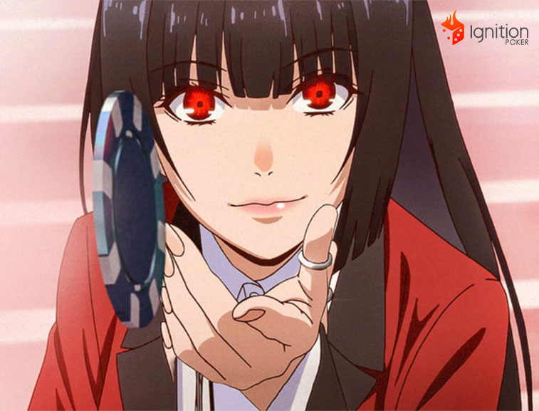 kakegurui poker anime Personaje de Yumeko Jabami, de Kakegurui