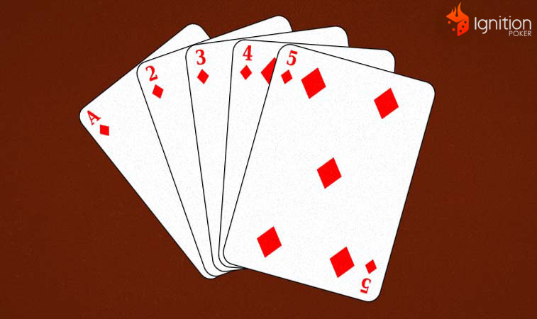 escalera color poker Cartas que forman mano Escalera de Color