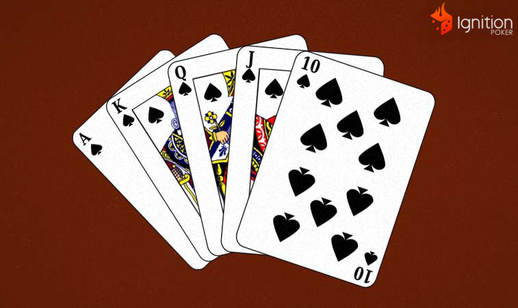 escalera real poker Cartas que forman mano Escalera Real