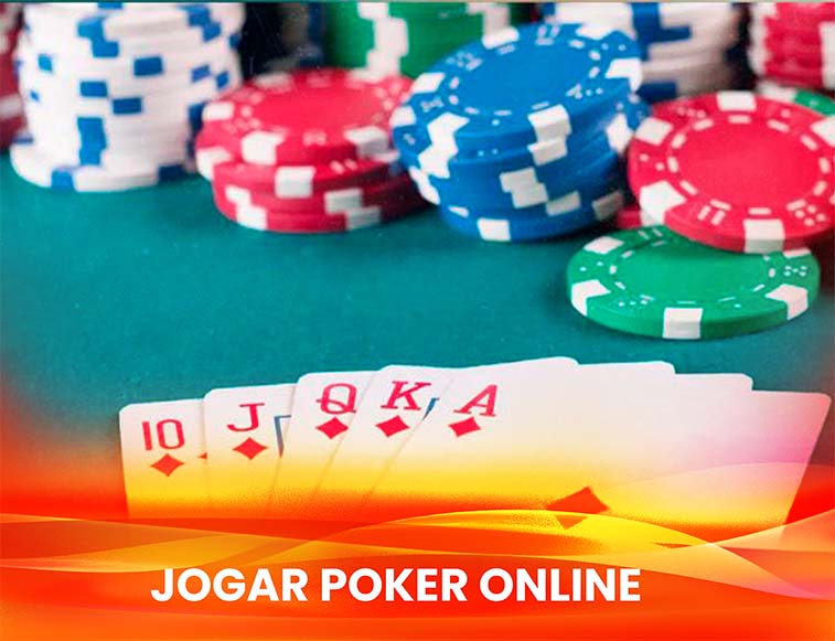 gap concept poker Cartas representando um royal flush e fichas de poker sobre a mesa