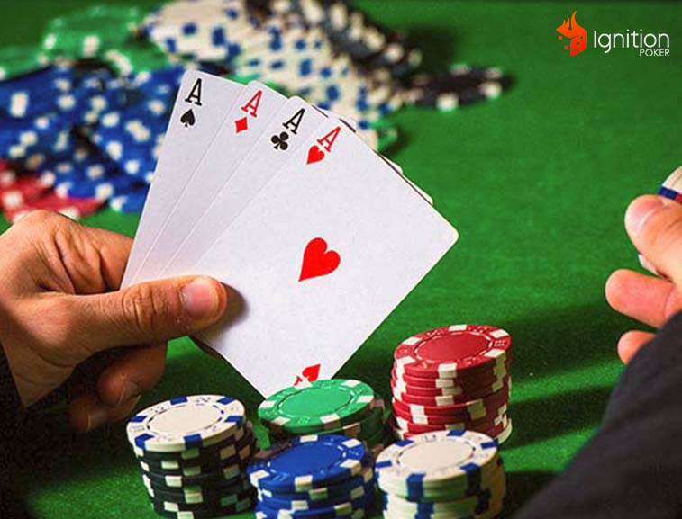 treinamento constante grinder Mão de quatro ases no poker