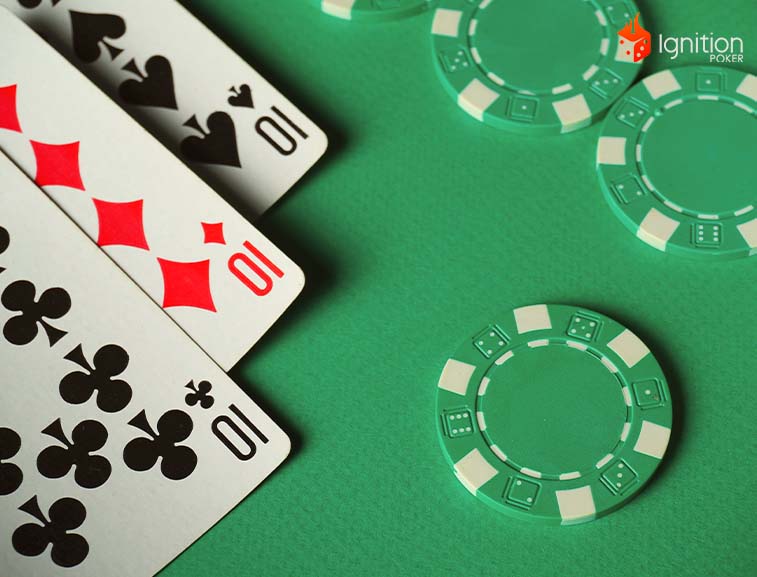 three of kind Three of a Kind de 10