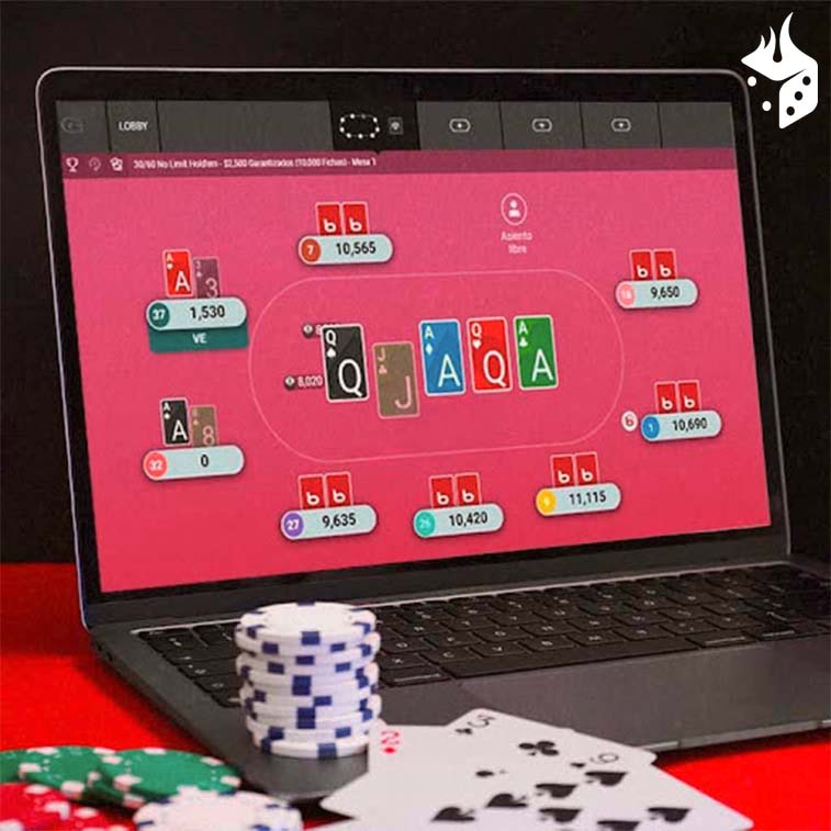 torneo poker online Computadora mostrando mesa de poker online