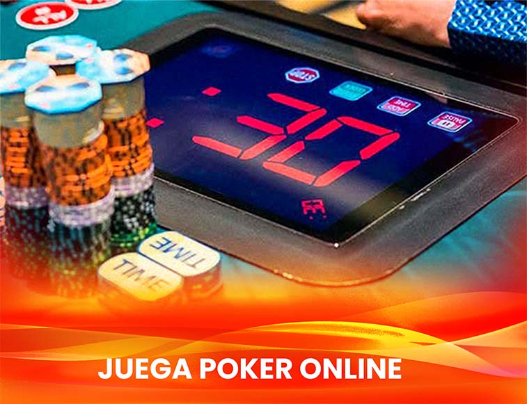 reloj mesa poker Reloj en mesa de poker