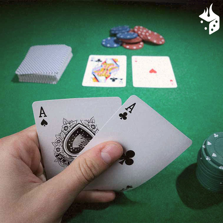 apostar flip poker Par de ases