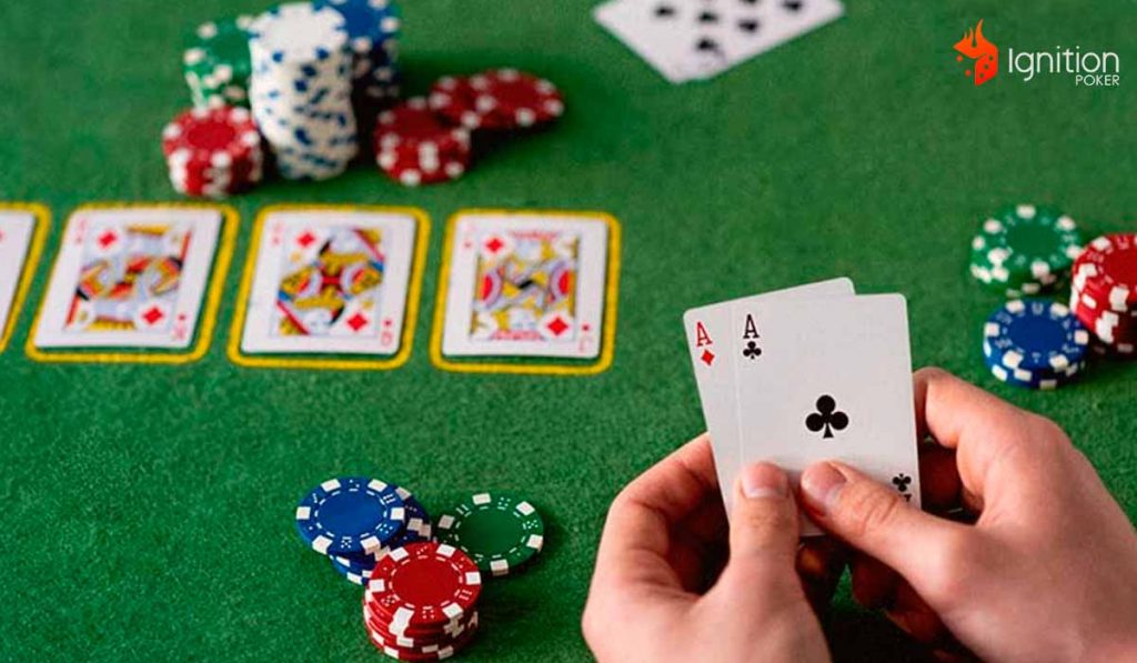 dois ases poker mão de dois ases no poker