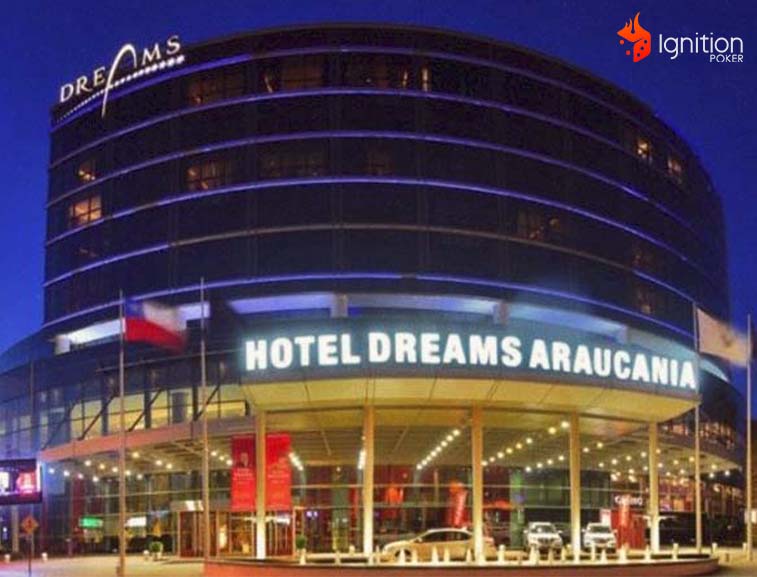 dreams temuco cassino parte da frente do hotel Dreams Araucania