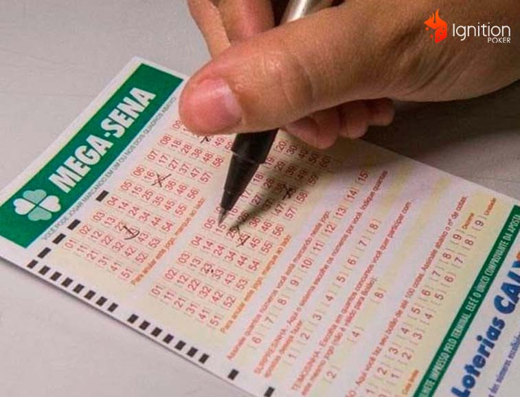 ficha mega sena Apostador preenchendo cartela da Mega-Sena