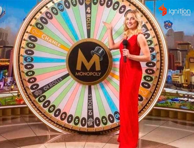 game show casino presentando el Game Show de Monopoly