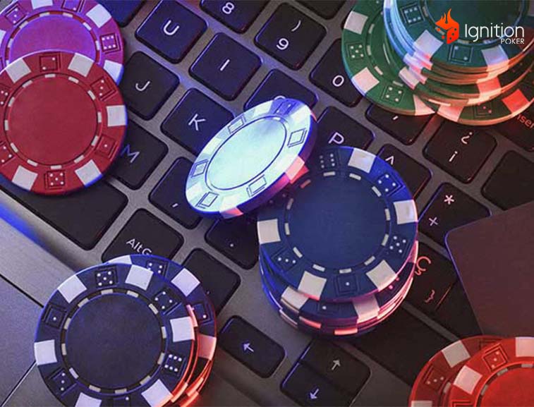 jugar casino online Fichas de poker en una computadora