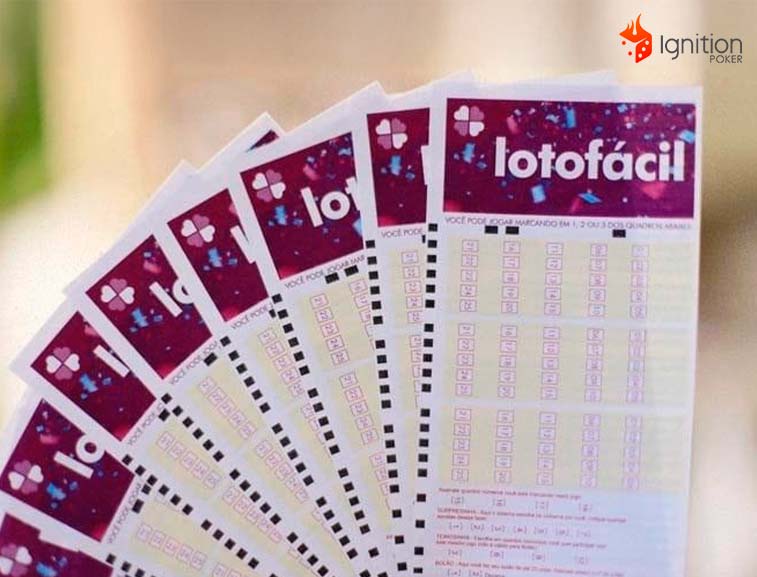 loteria caixa lotofácil Cartelas da Lotofácil