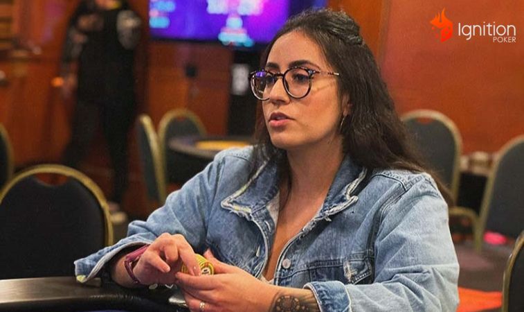 jogadora carla marins Jogadora de poker Carla Marins