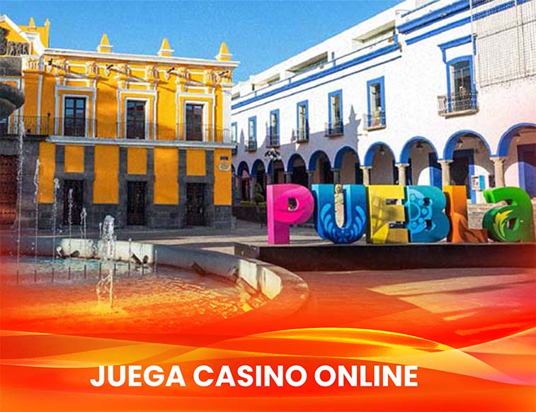 Plaza central de Puebla en México