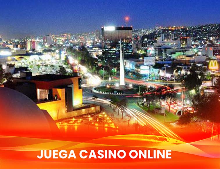 tijuana ciudad casino vista nocturna de la ciudad de Tijuana