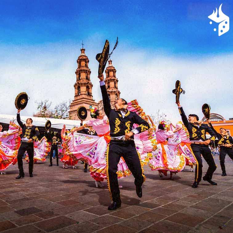 aguascalientes san marcos 1 Mariachis bailando en la Feria de San Marcos