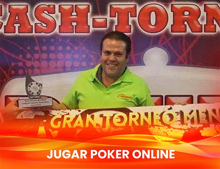 gerardo trejo poker Gerardo Trejo sosteniendo premio