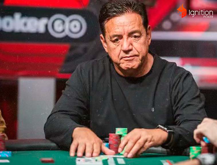 luis velador poker Luis Velador durante un torneo de poker