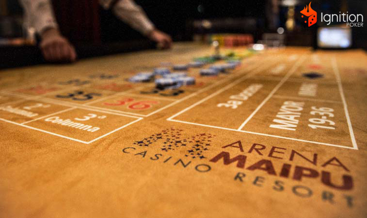 arena maipu casino Mesa de ruleta de casino Arena Maipú