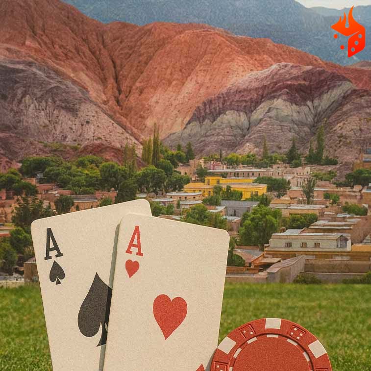 jujuy cartas sierra Ciudad de jujuy con cartas y fichas de poker