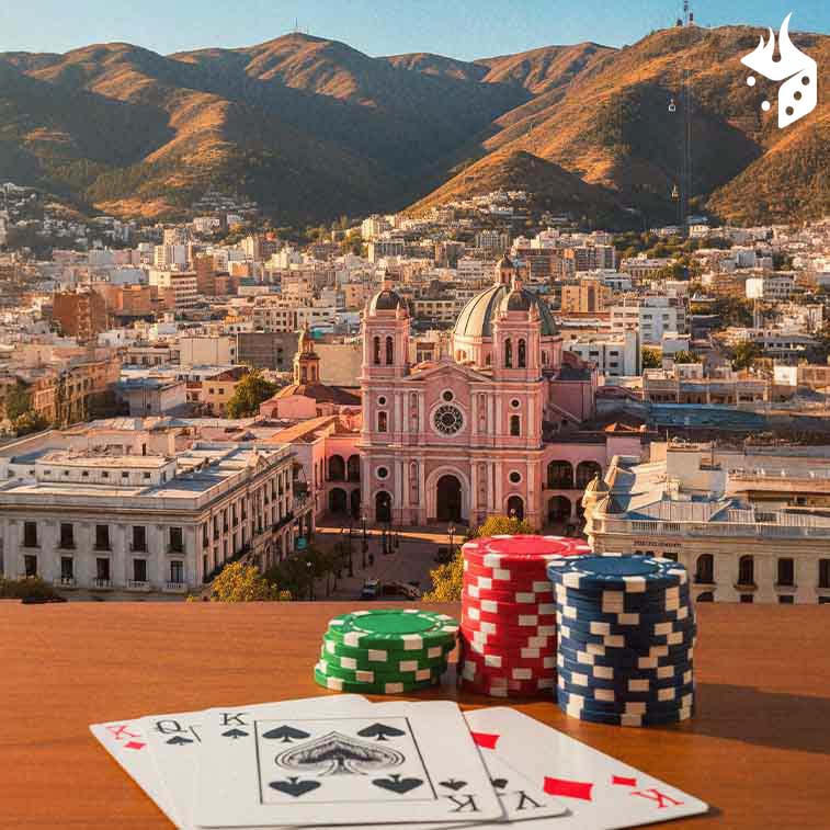 salta ciudad poker Ciudad de poker detras de cartas y fichas de poker