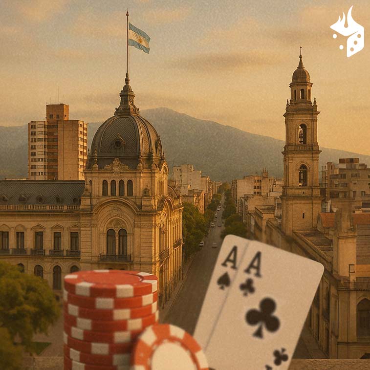 tucuman cartas poker Ciudad de Tucumán con cartas y fichas de poker