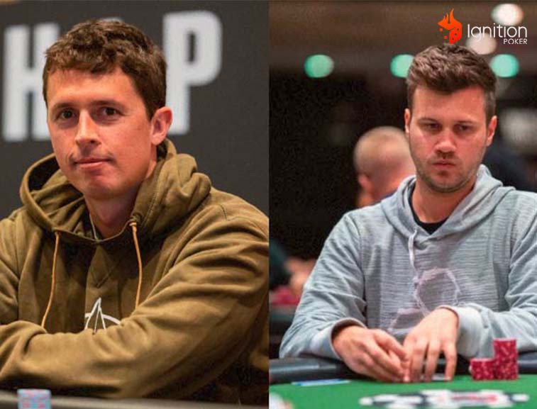 bruno kelvin floripa Jogadores Bruno Volkmann e Kelvin Kerber jogando poker