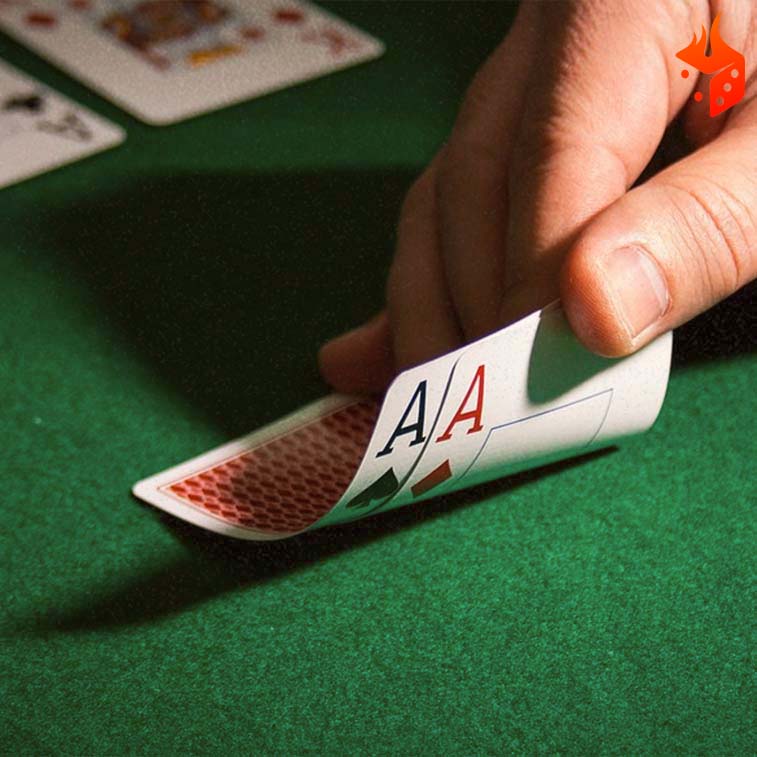 overlay apostar poker Mano levantando par de ases