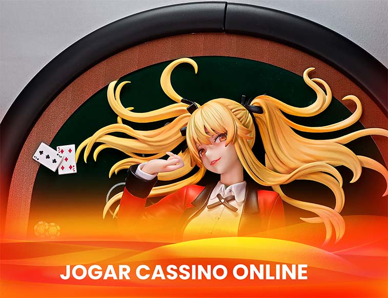 anime jogar cassino Personagem de anime em uma mesa de pôquer