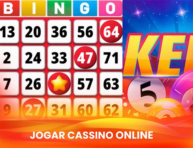 bingo vs keno Logo do Bingo ao lado da logo do jogo Keno