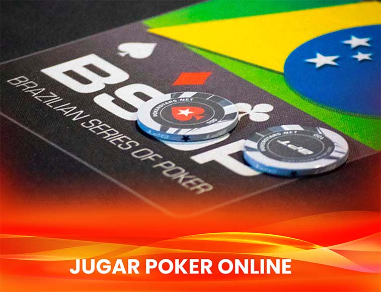 Logo del torneo BSOP con fichas de poker