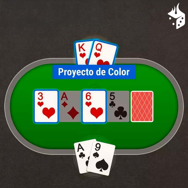 color cartas poker Mesa de poker online