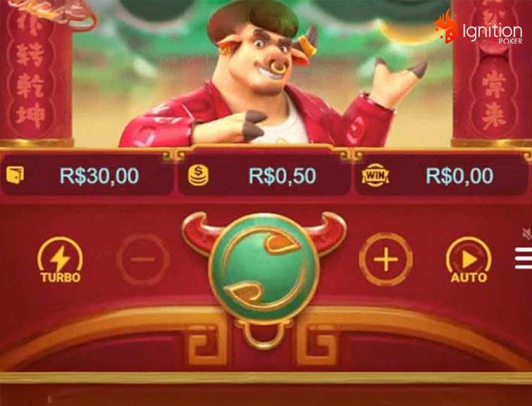 interface fortune ox Foco na interface de ações do slot