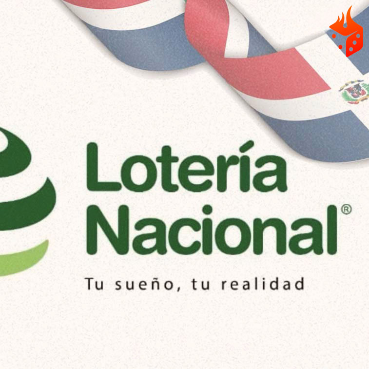 loteria nacional apostar Logo de la lotería Nacional con la bandera de la República Dominicana