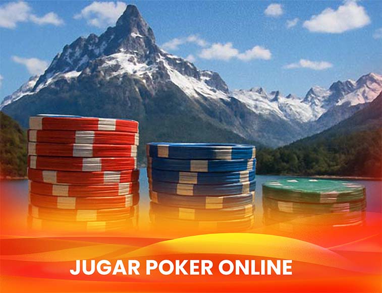 Patagonia con fichas de poker