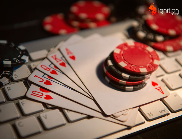 teclado fichas poker Cartas y fichas de poker en teclado