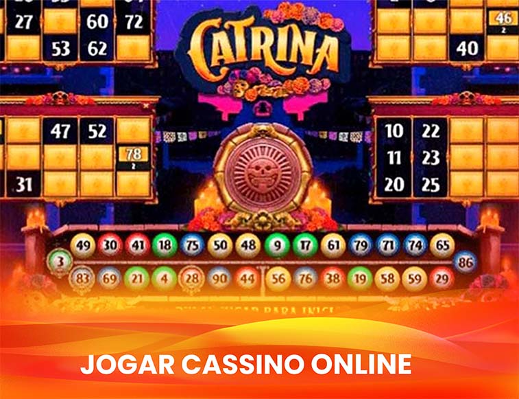 video bingo catrina Tela do jogo La Catrina